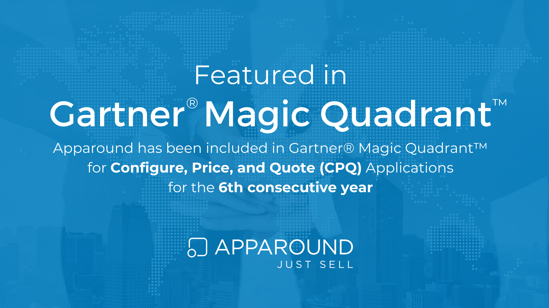Apparound recognized in the 2023 Gartner® Magic Quadrant™ for Configure
